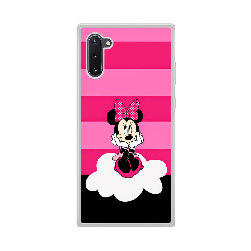 Minnie Mouse Pink Stripe Samsung Galaxy Note 10 Case