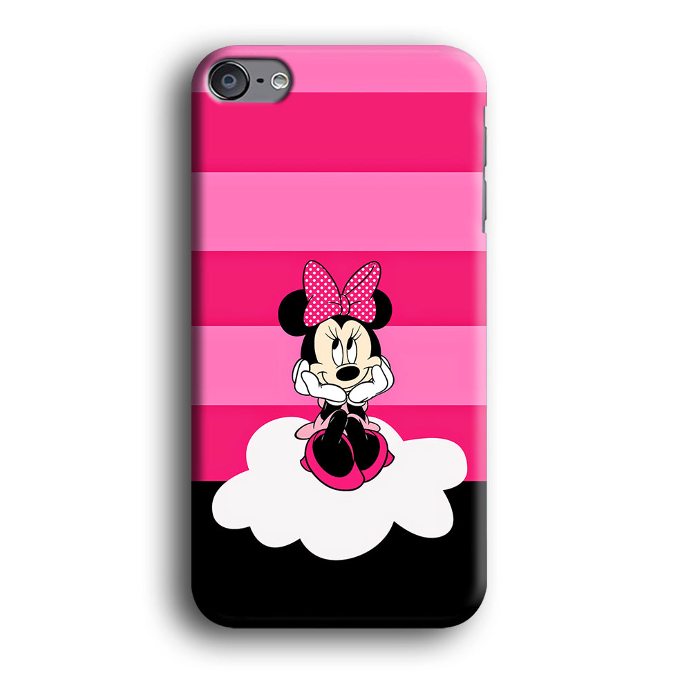 Minnie Mouse Pink Stripe iPod Touch 6 Case