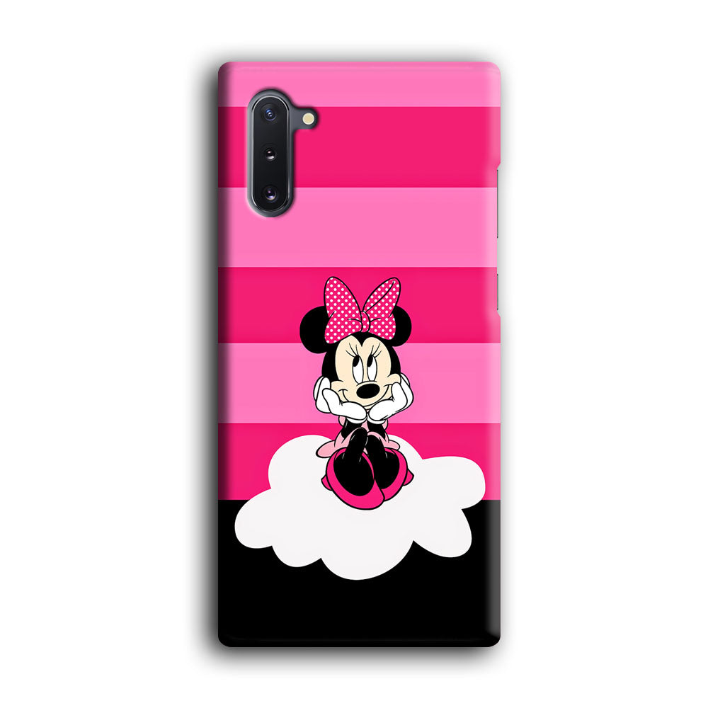 Minnie Mouse Pink Stripe Samsung Galaxy Note 10 Case