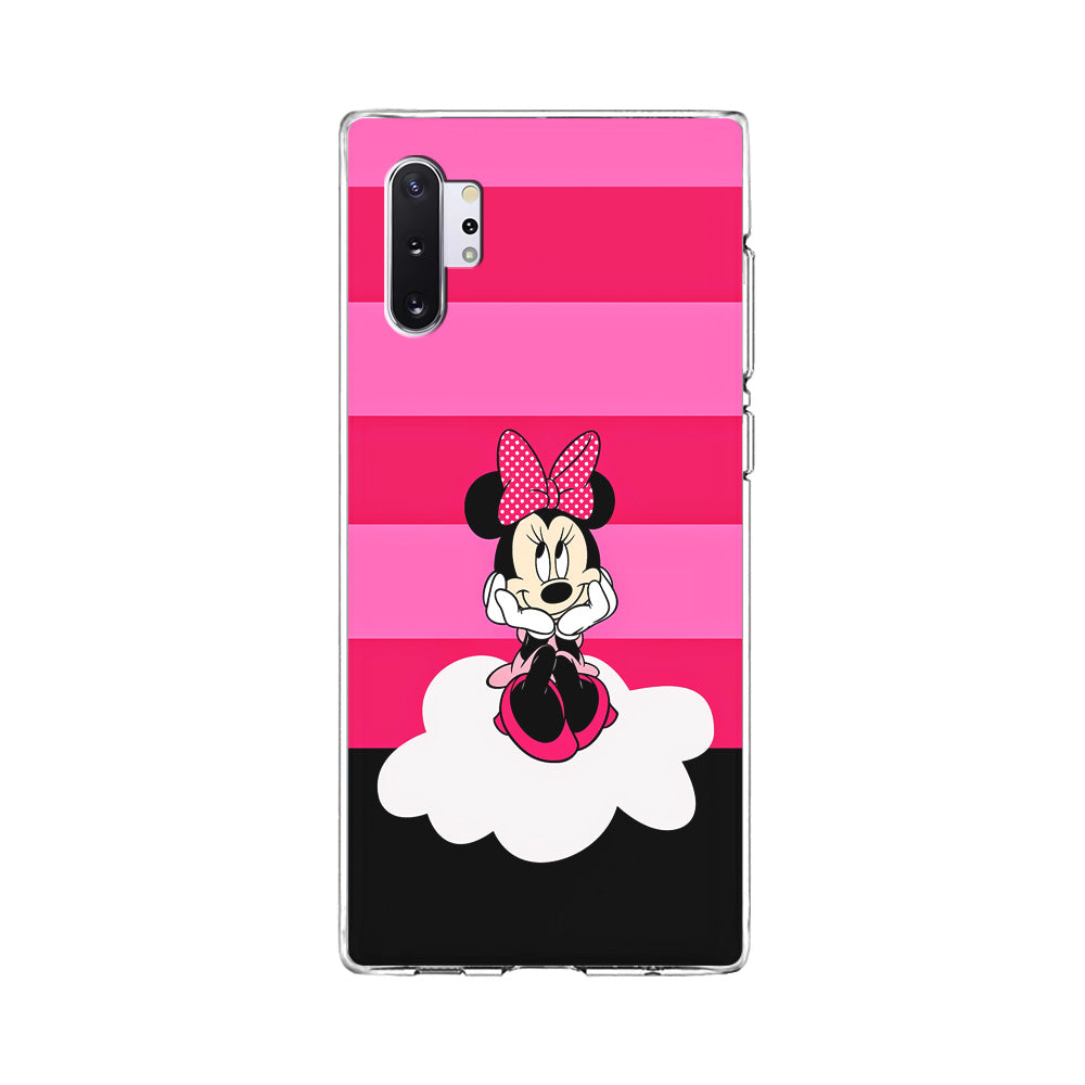 Minnie Mouse Pink Stripe Samsung Galaxy Note 10 Plus Case