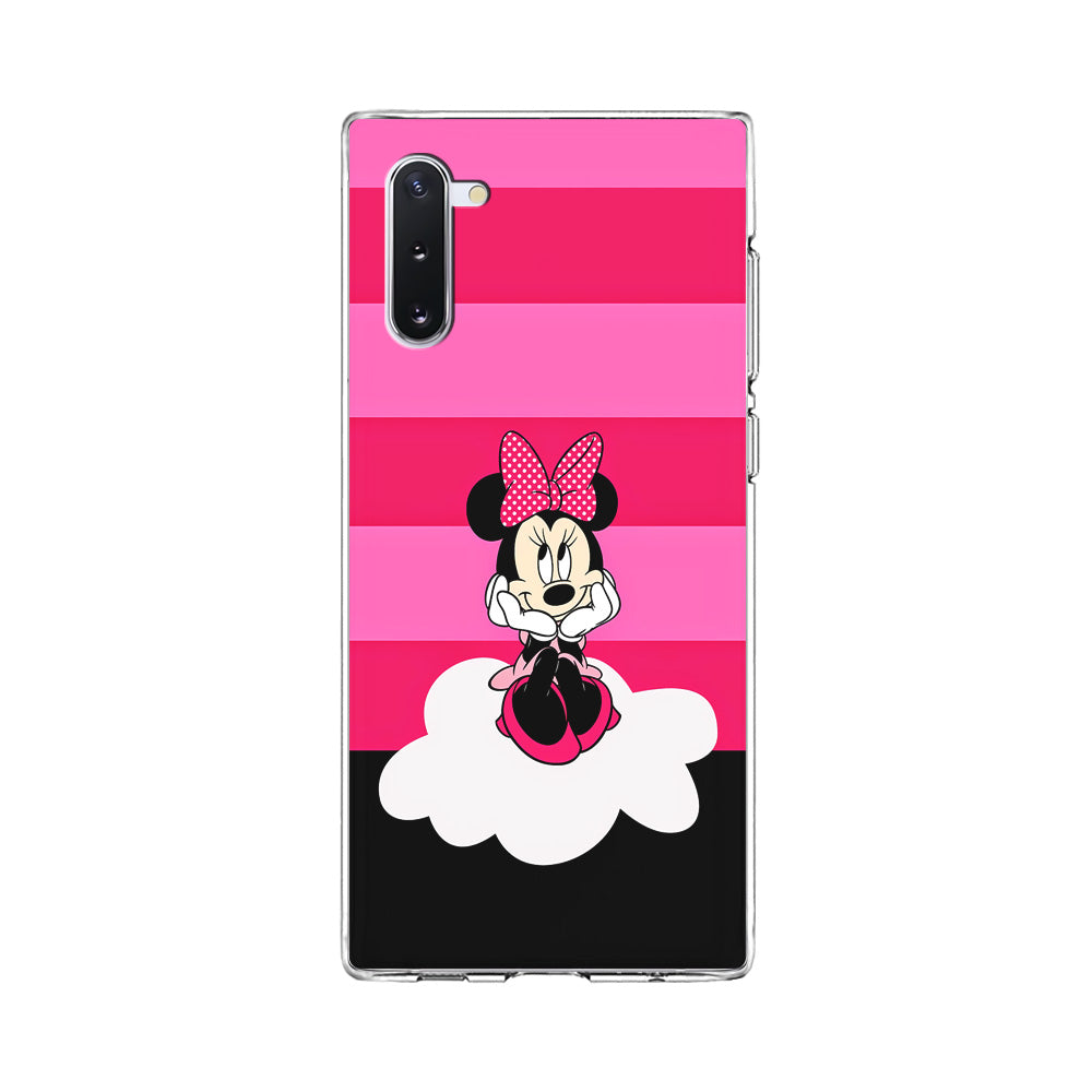 Minnie Mouse Pink Stripe Samsung Galaxy Note 10 Case