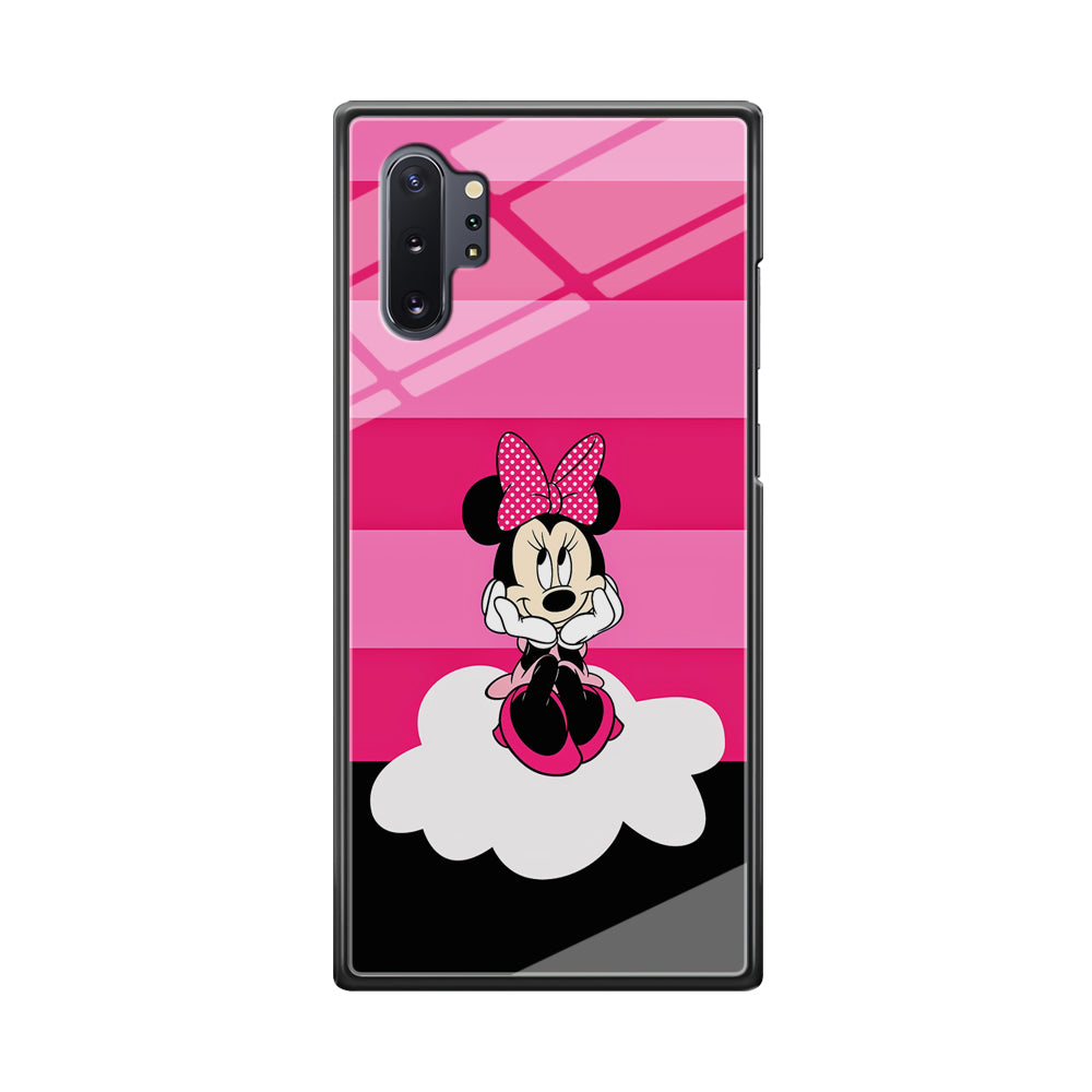 Minnie Mouse Pink Stripe Samsung Galaxy Note 10 Plus Case