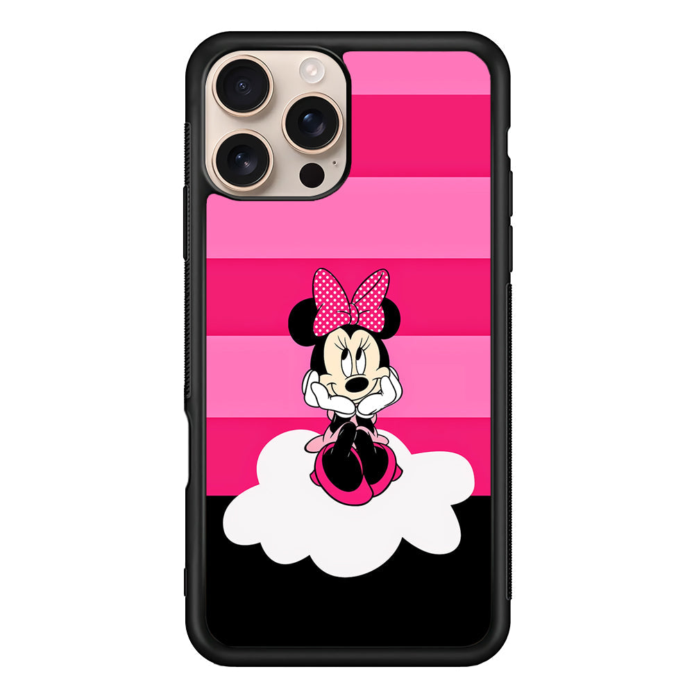 Minnie Mouse Pink Stripe iPhone 16 Pro Max Case - Altracase