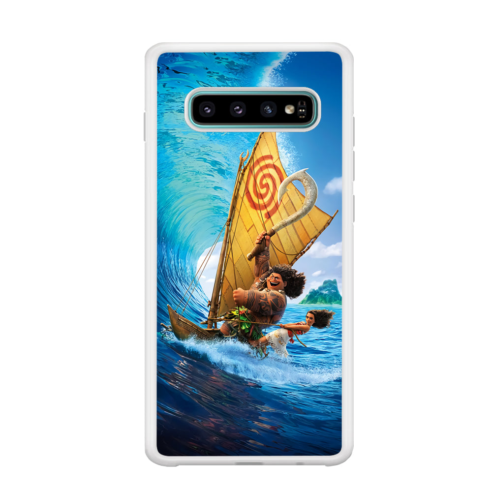 Moana Sailing on The Sea Samsung Galaxy S10 Case