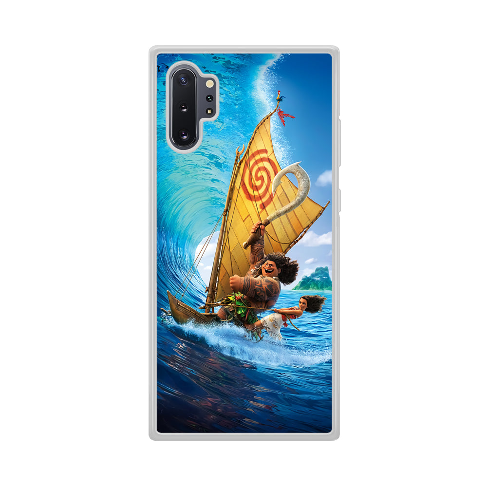 Moana Sailing on The Sea Samsung Galaxy Note 10 Plus Case