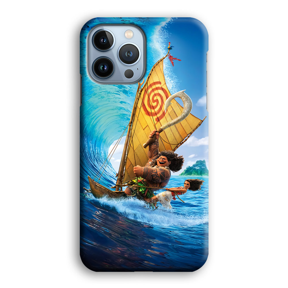 Moana Sailing on The Sea iPhone 14 Pro Max Case