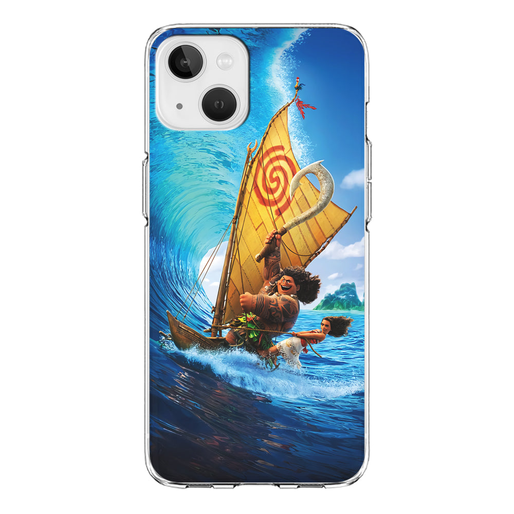 Moana Sailing on The Sea iPhone 14 Plus Case