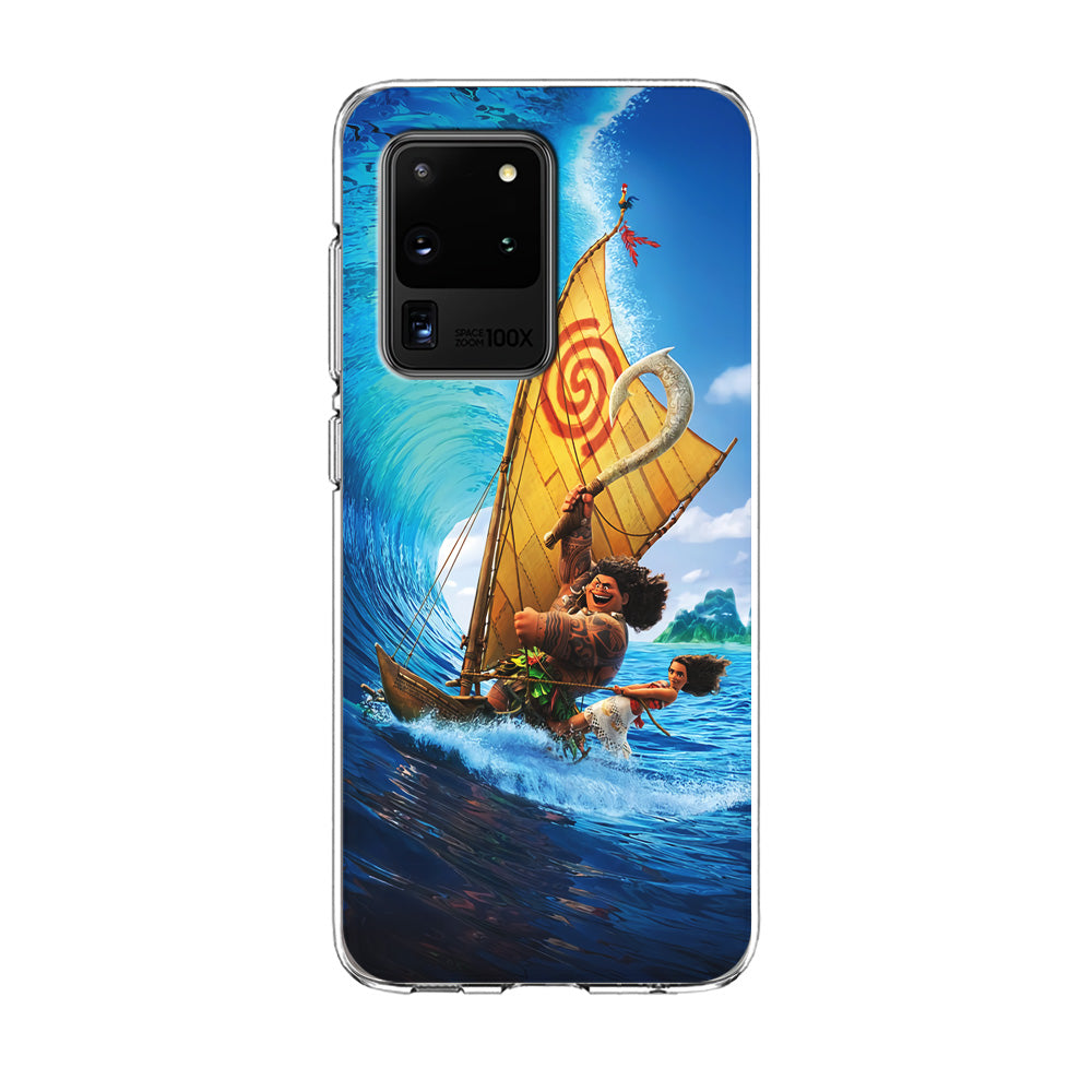 Moana Sailing on The Sea Samsung Galaxy S20 Ultra Case