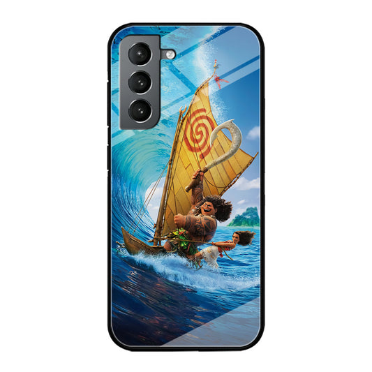 Moana Sailing on The Sea Samsung Galaxy S24 Plus Case-Phone Case-Tempered Glass Case-Altracase