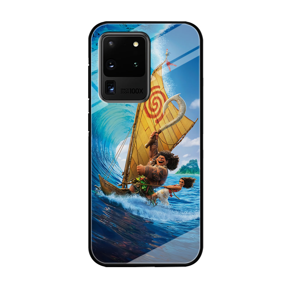 Moana Sailing on The Sea Samsung Galaxy S21 Ultra Case