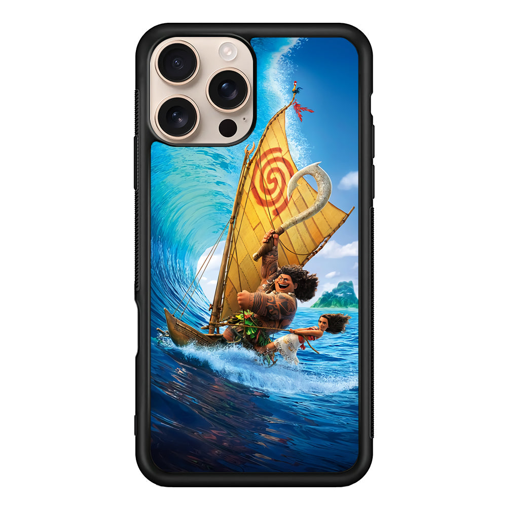 Moana Sailing on The Sea iPhone 16 Pro Max Case - Altracase