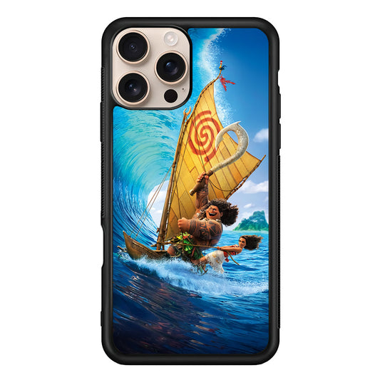 Moana Sailing on The Sea iPhone 16 Pro Max Case - Altracase