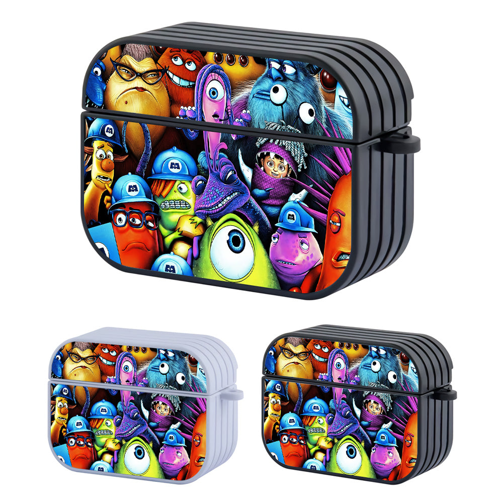 Monsters Inc Character Hard Plastic Case Cover For Apple Airpods Pro