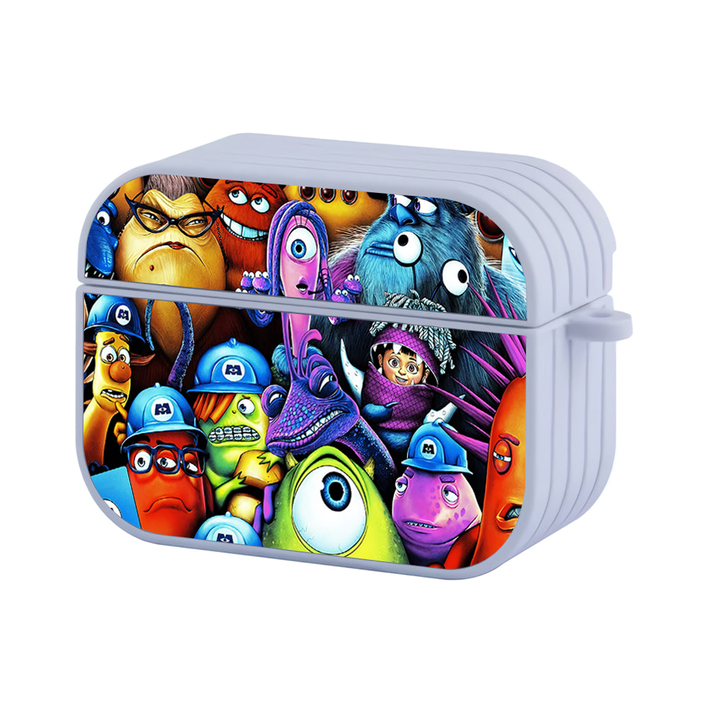 Monsters Inc Character Hard Plastic Case Cover For Apple Airpods Pro