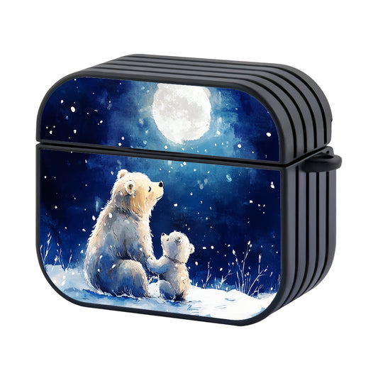 Mother and Baby Bears Moonlit Apple AirPods 4 Case - Altracase