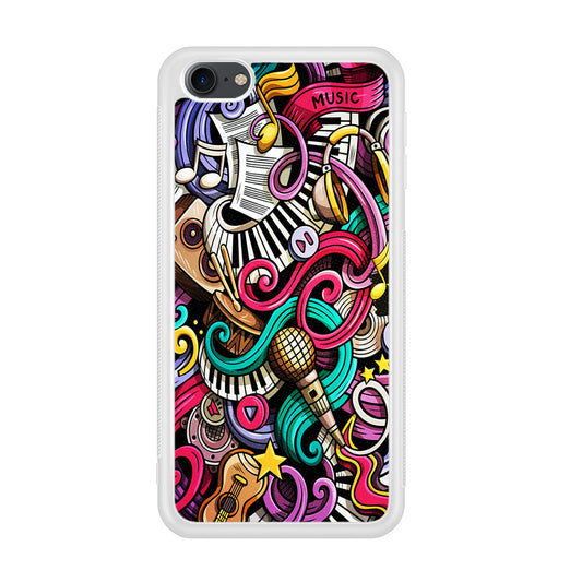 Music Doodle Art iPod Touch 6 Case