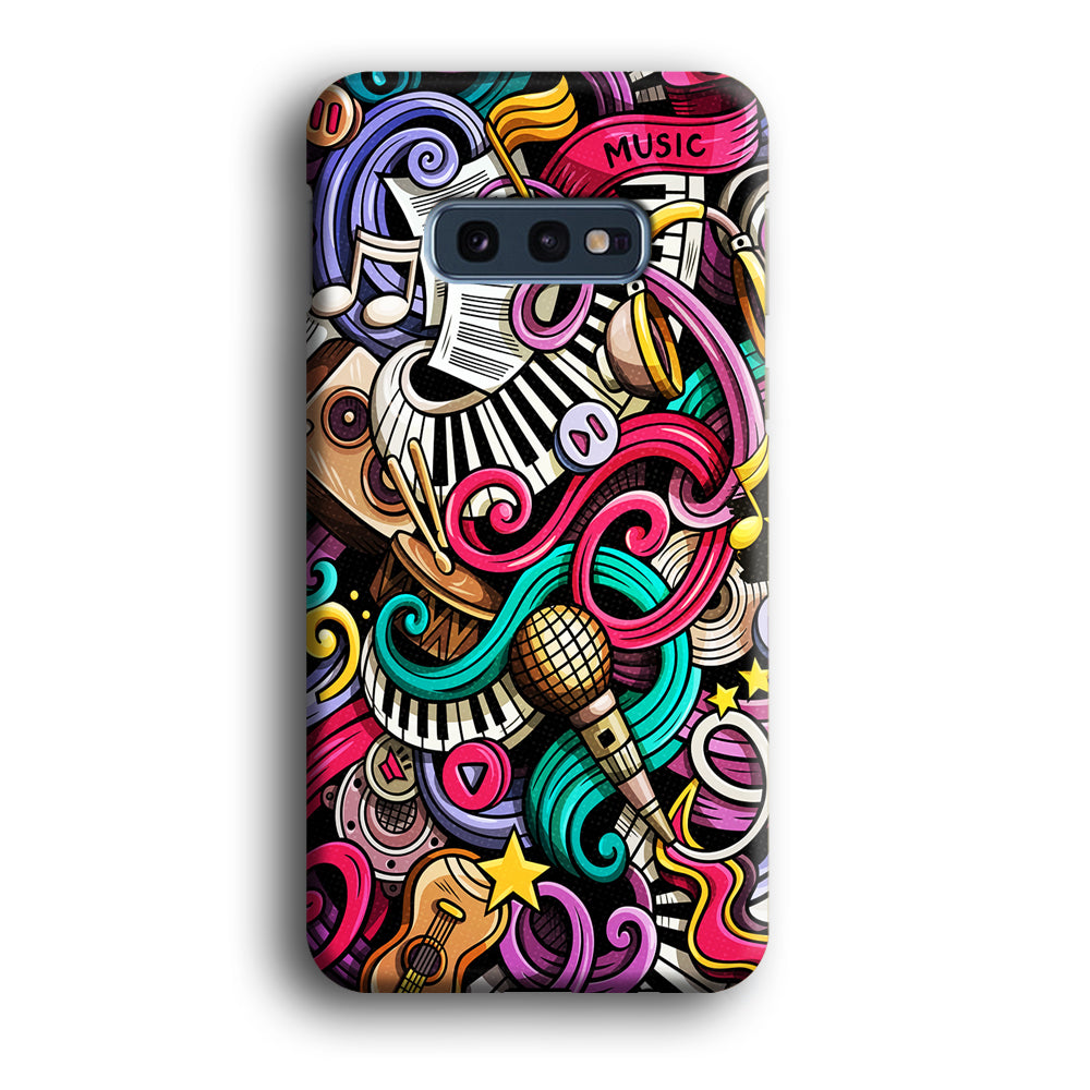 Music Doodle Art Samsung Galaxy S10E Case