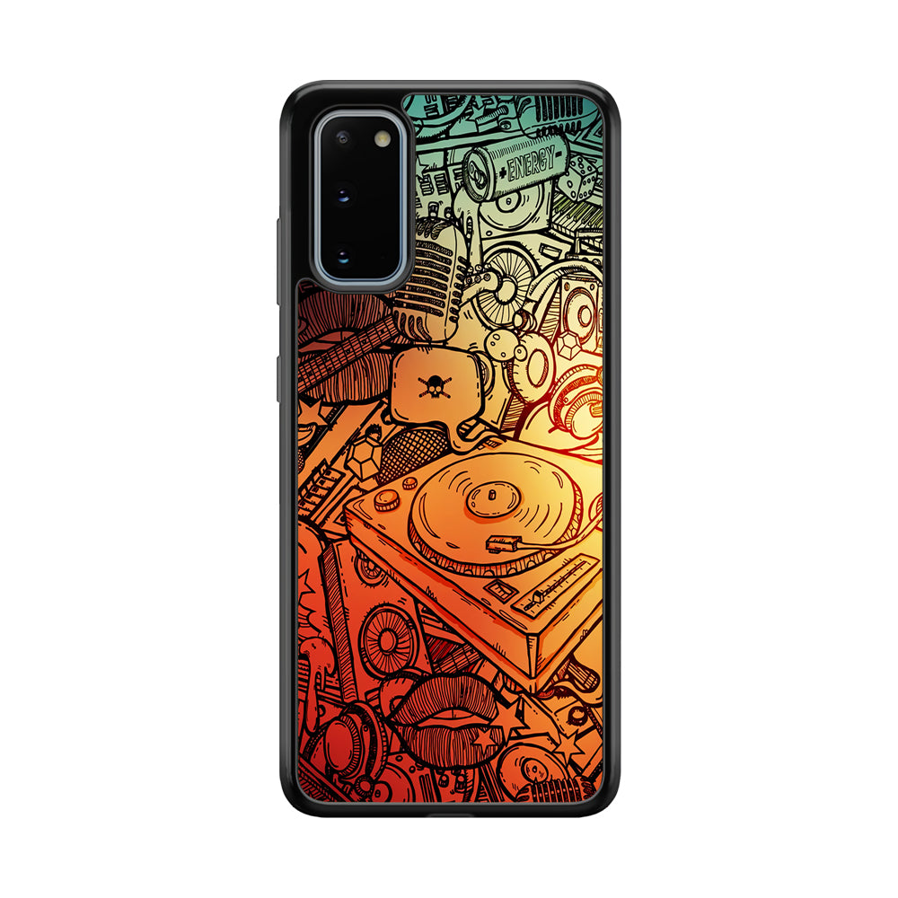 Music Graffiti Art Samsung Galaxy S20 Case