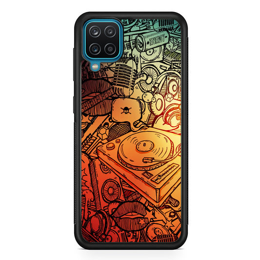 Music Graffiti Art Samsung Galaxy A12 Case