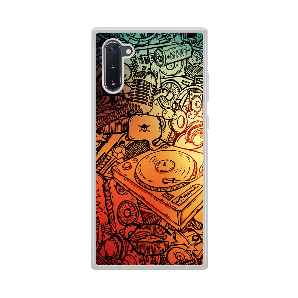 Music Graffiti Art Samsung Galaxy Note 10 Case