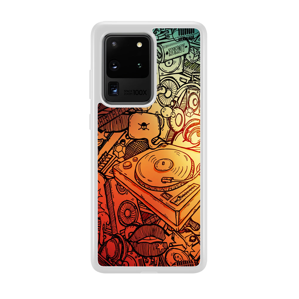 Music Graffiti Art Samsung Galaxy S20 Ultra Case