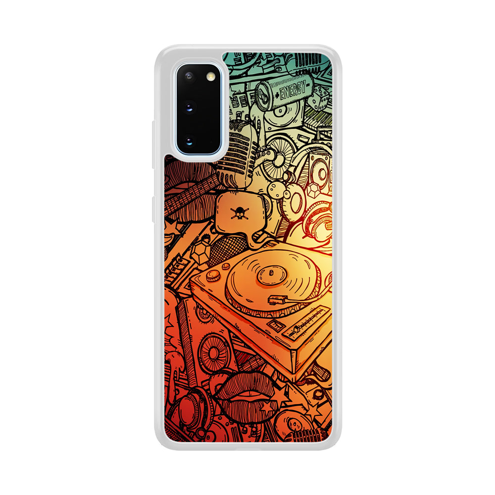 Music Graffiti Art Samsung Galaxy S20 Case