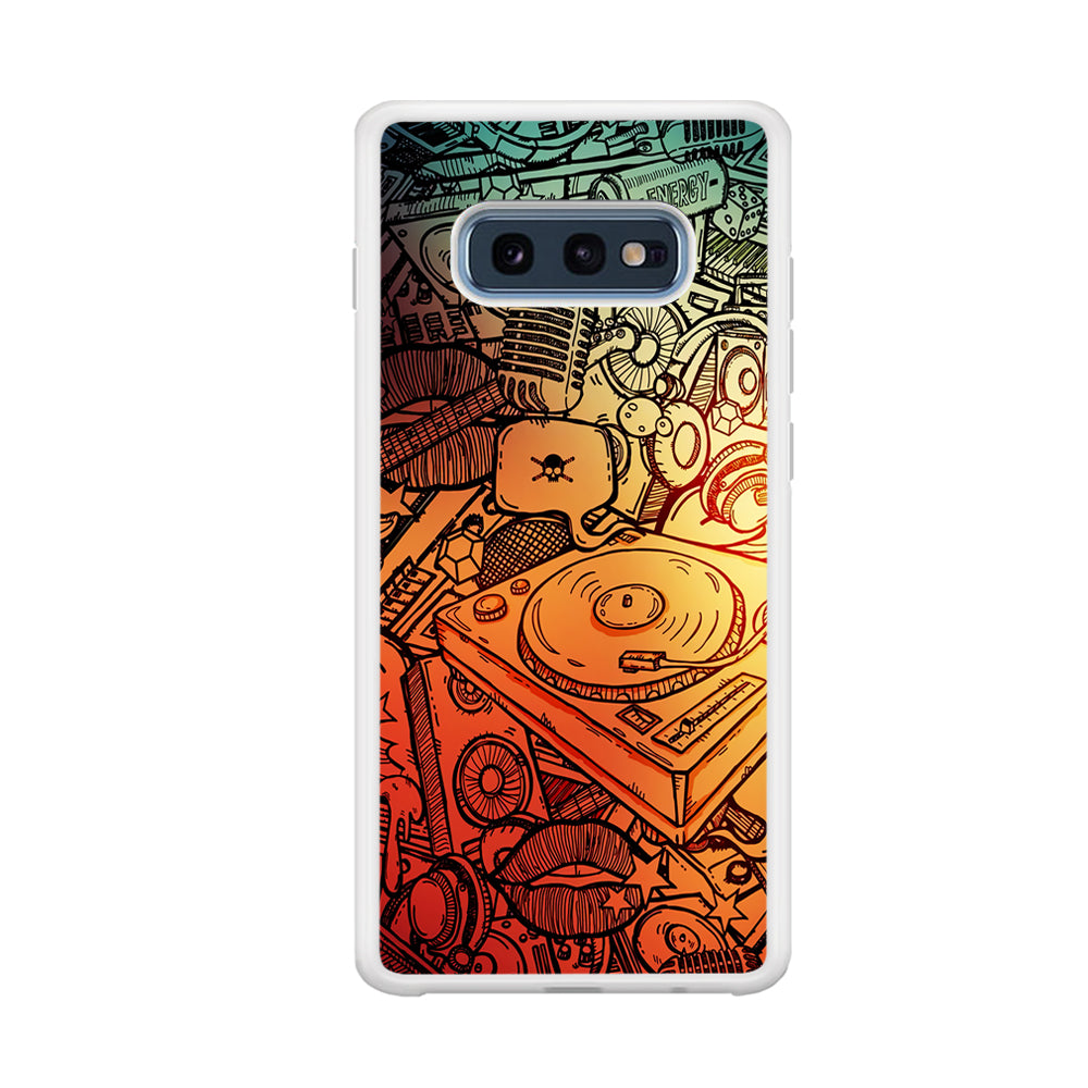 Music Graffiti Art Samsung Galaxy S10E Case