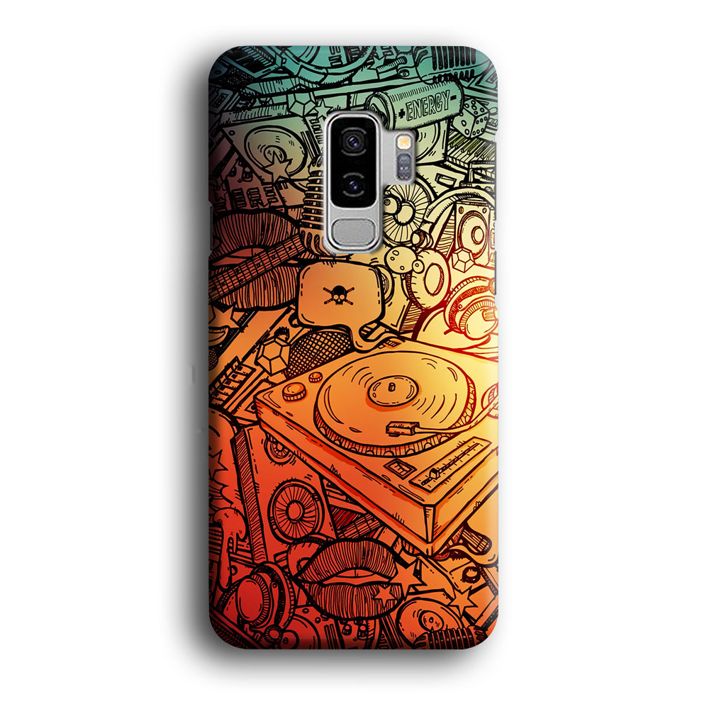 Music Graffiti Art Samsung Galaxy S9 Plus Case