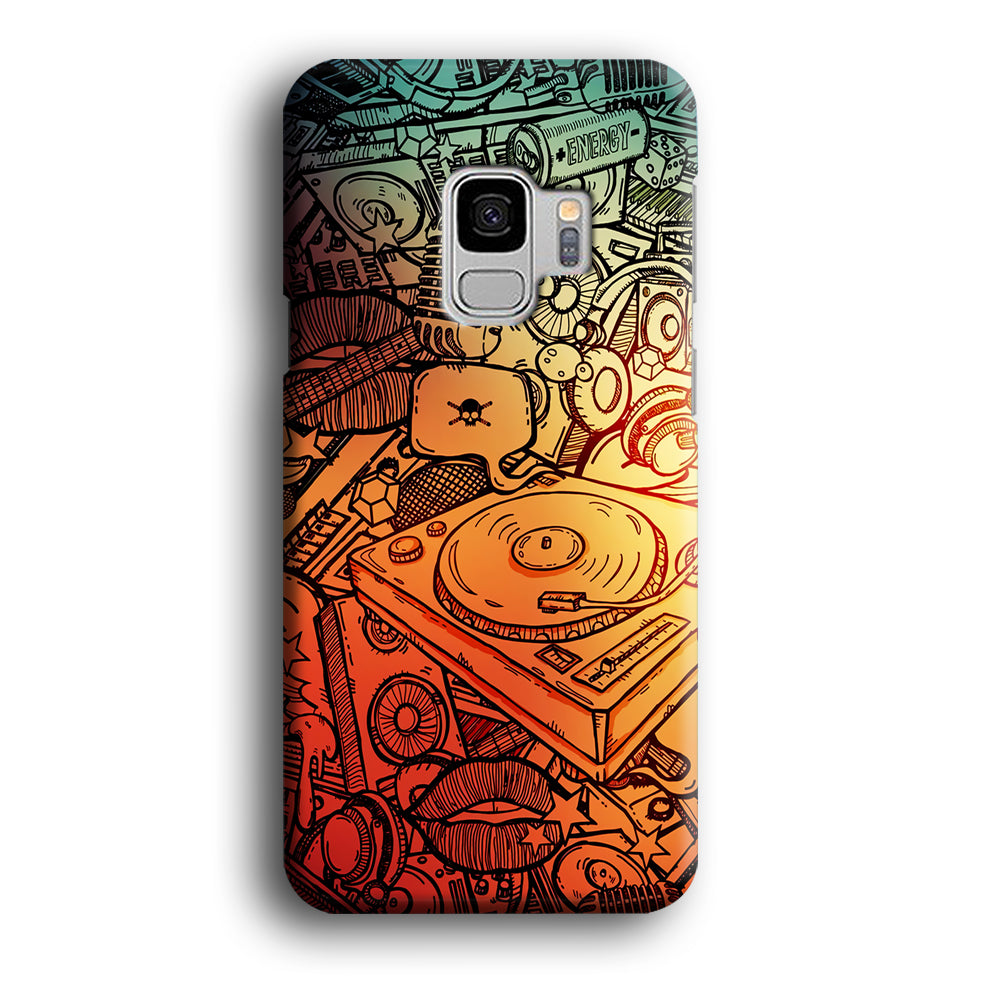 Music Graffiti Art Samsung Galaxy S9 Case