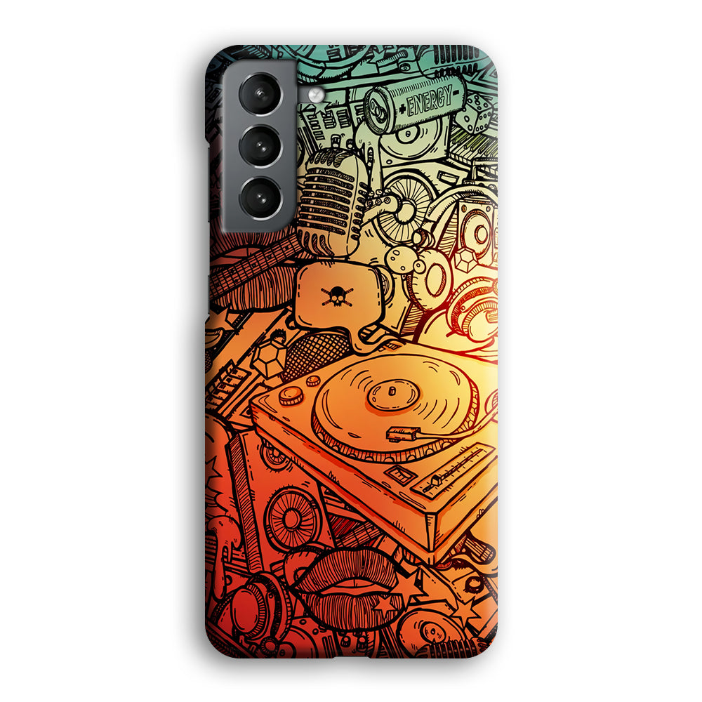 Music Graffiti Art Samsung Galaxy S21 Case