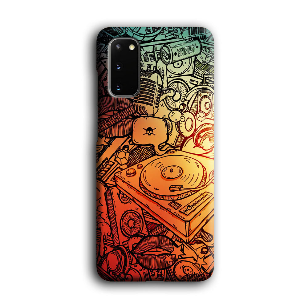 Music Graffiti Art Samsung Galaxy S20 Case