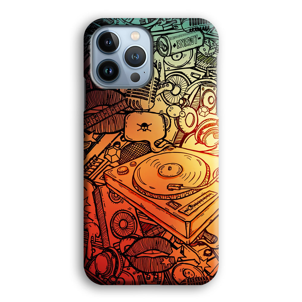Music Graffiti Art iPhone 14 Pro Max Case
