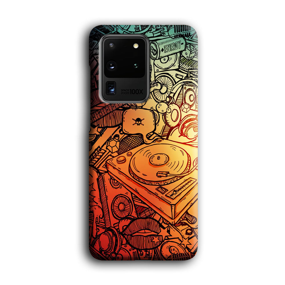 Music Graffiti Art Samsung Galaxy S20 Ultra Case