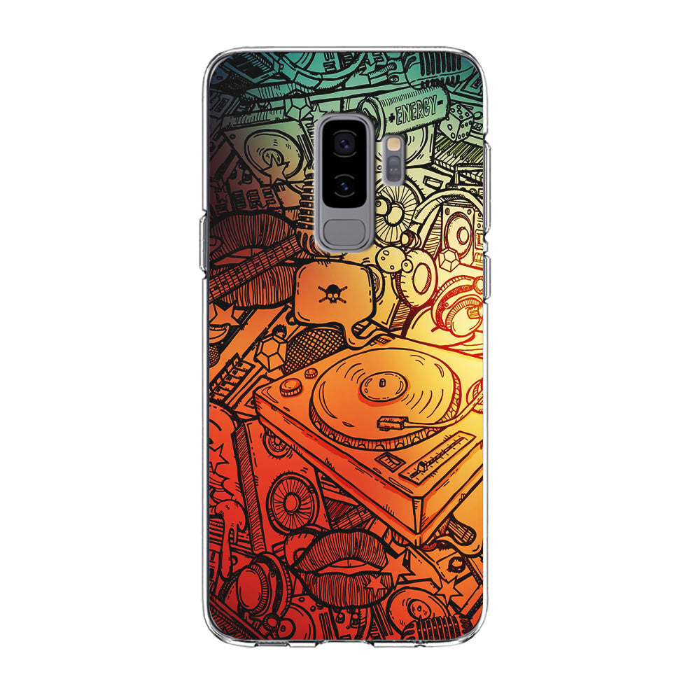 Music Graffiti Art Samsung Galaxy S9 Plus Case