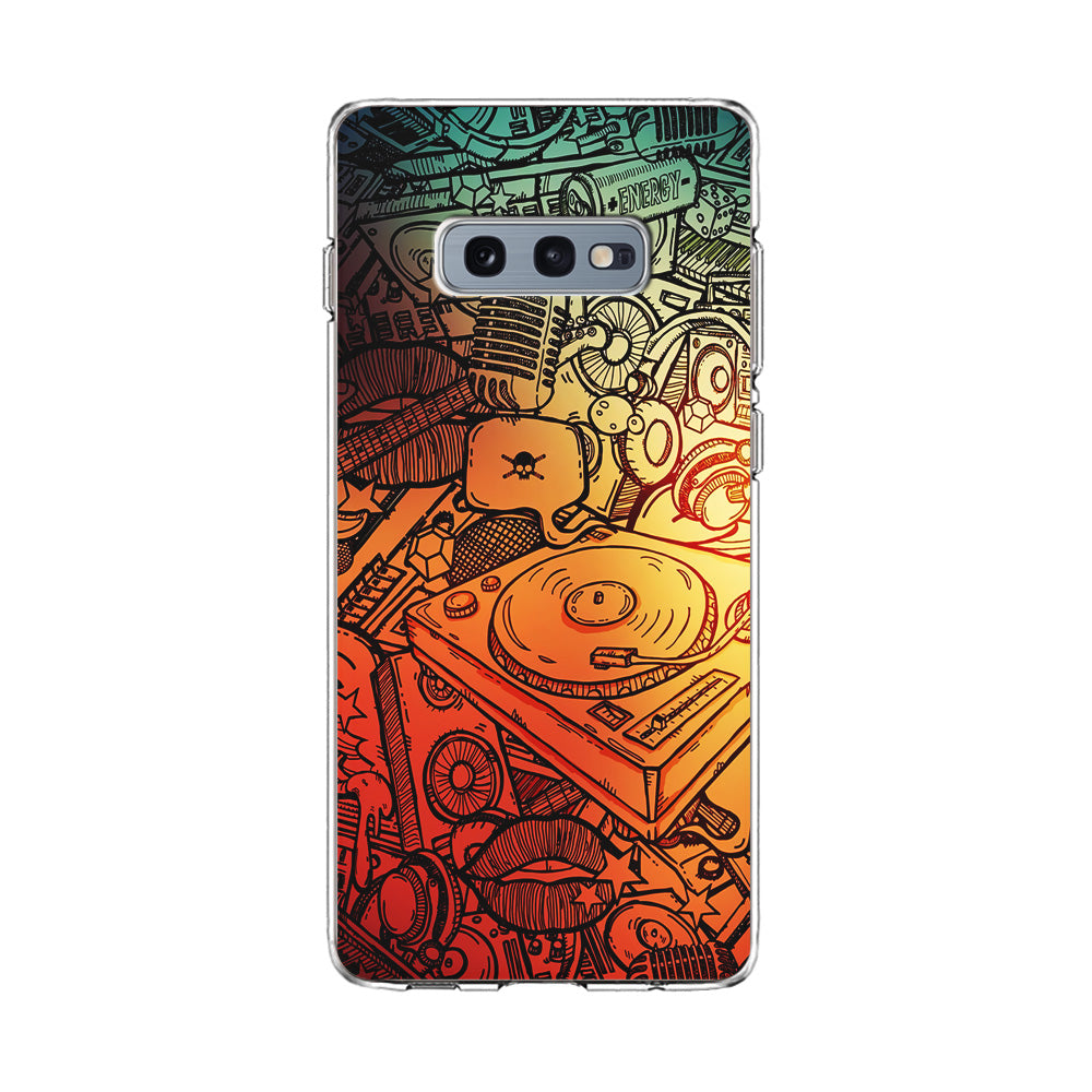 Music Graffiti Art Samsung Galaxy S10E Case