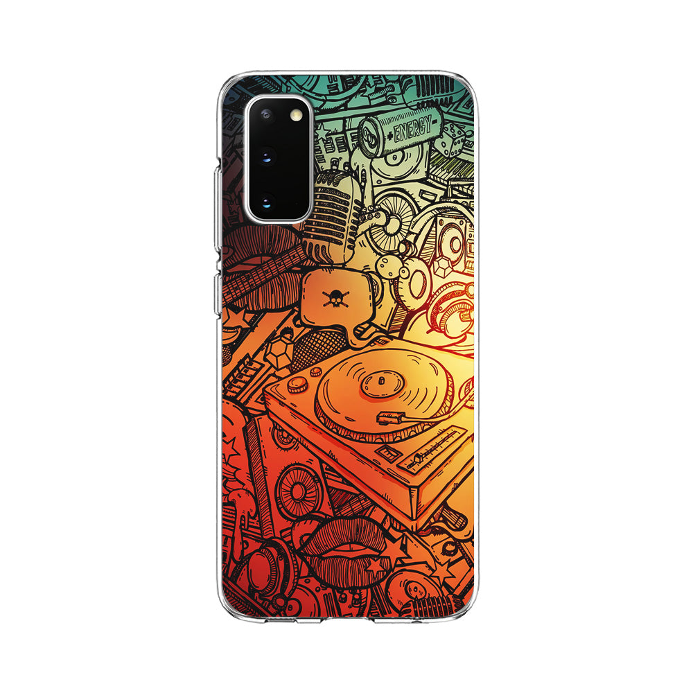 Music Graffiti Art Samsung Galaxy S20 Case