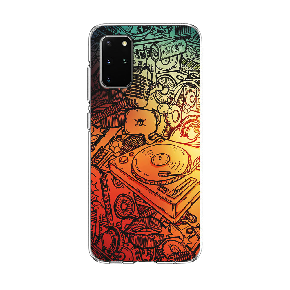 Music Graffiti Art Samsung Galaxy S20 Plus Case