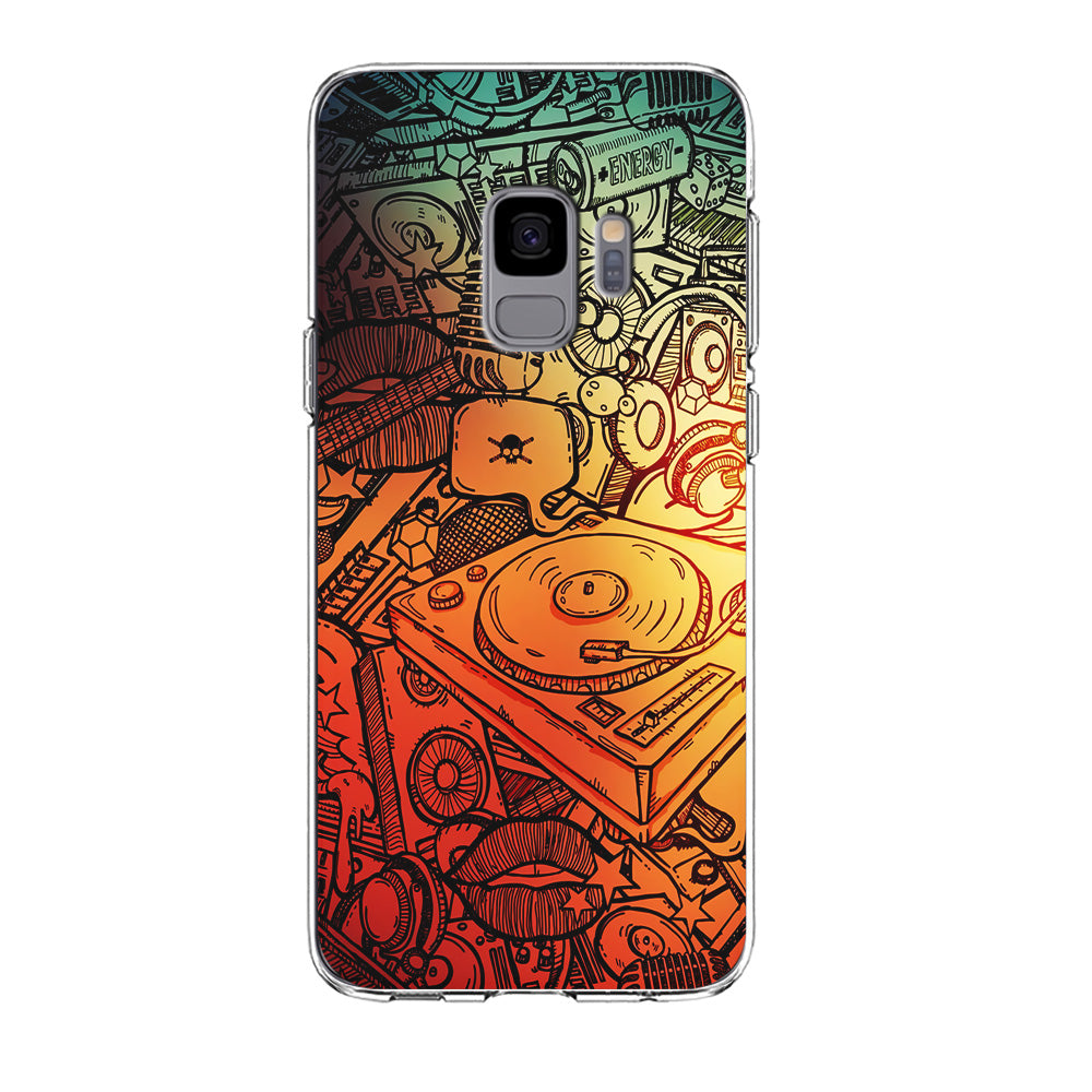 Music Graffiti Art Samsung Galaxy S9 Case