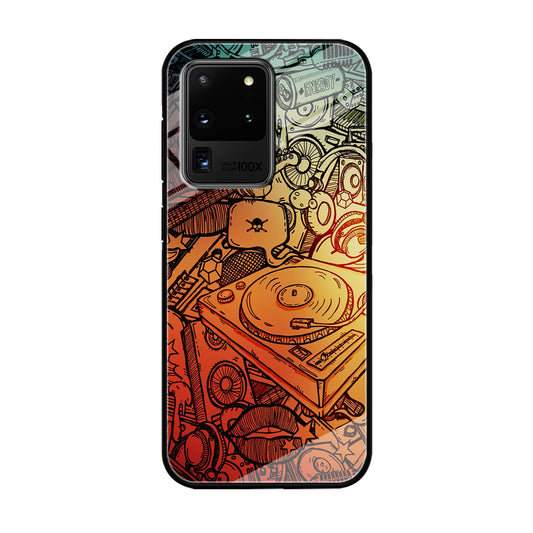 Music Graffiti Art Samsung Galaxy S21 Ultra Case