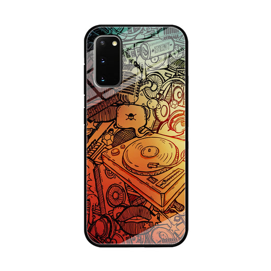 Music Graffiti Art Samsung Galaxy S20 Case