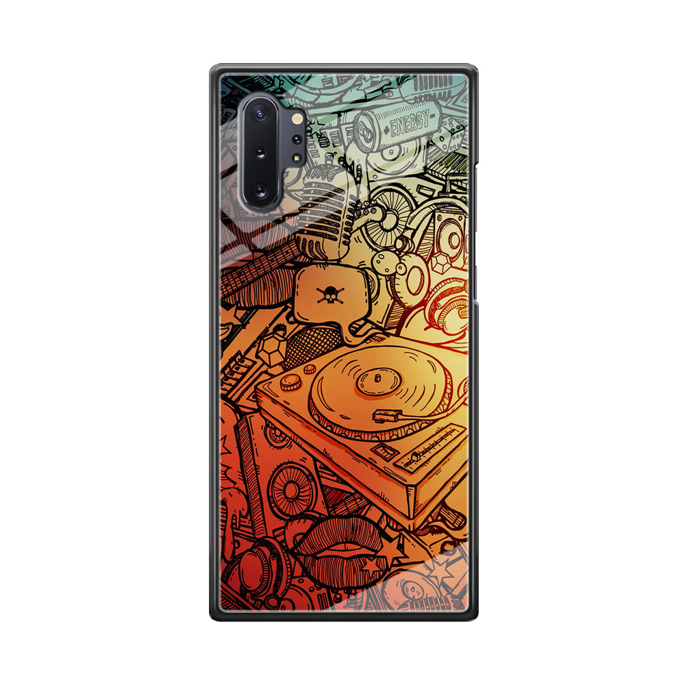 Music Graffiti Art Samsung Galaxy Note 10 Plus Case