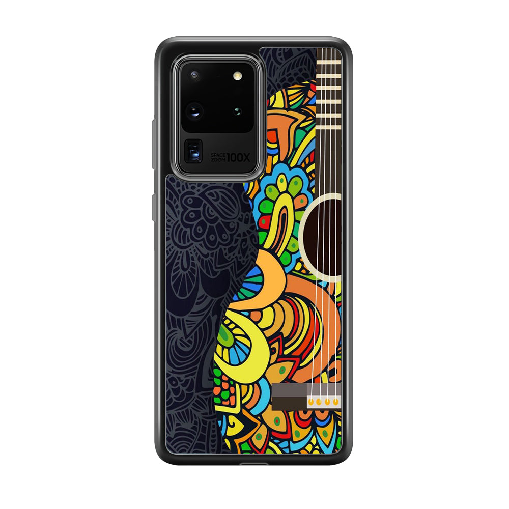 Music Guitar Art 001 Samsung Galaxy S20 Ultra Case