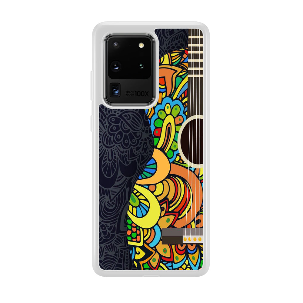 Music Guitar Art 001 Samsung Galaxy S20 Ultra Case