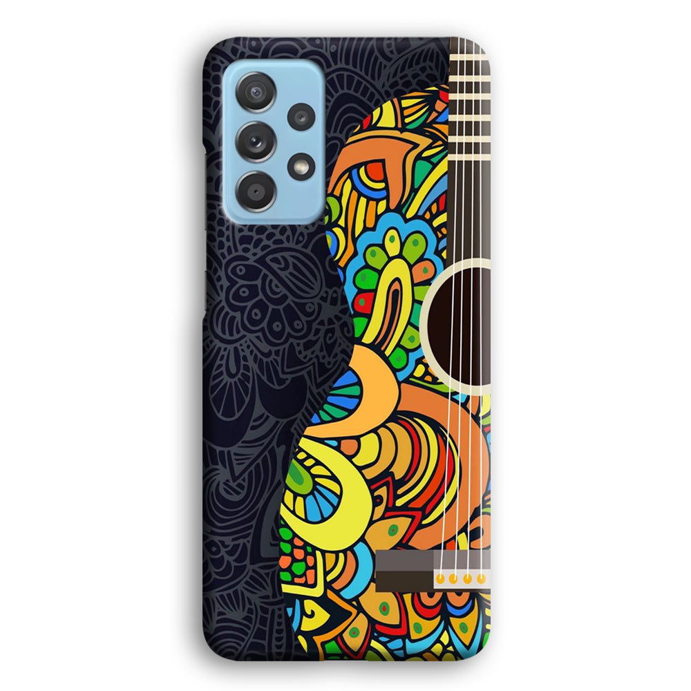 Music Guitar Art 001 Samsung Galaxy A72 Case