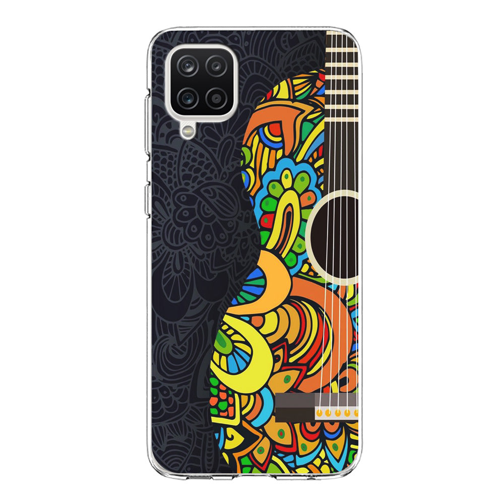 Music Guitar Art 001 Samsung Galaxy A12 Case