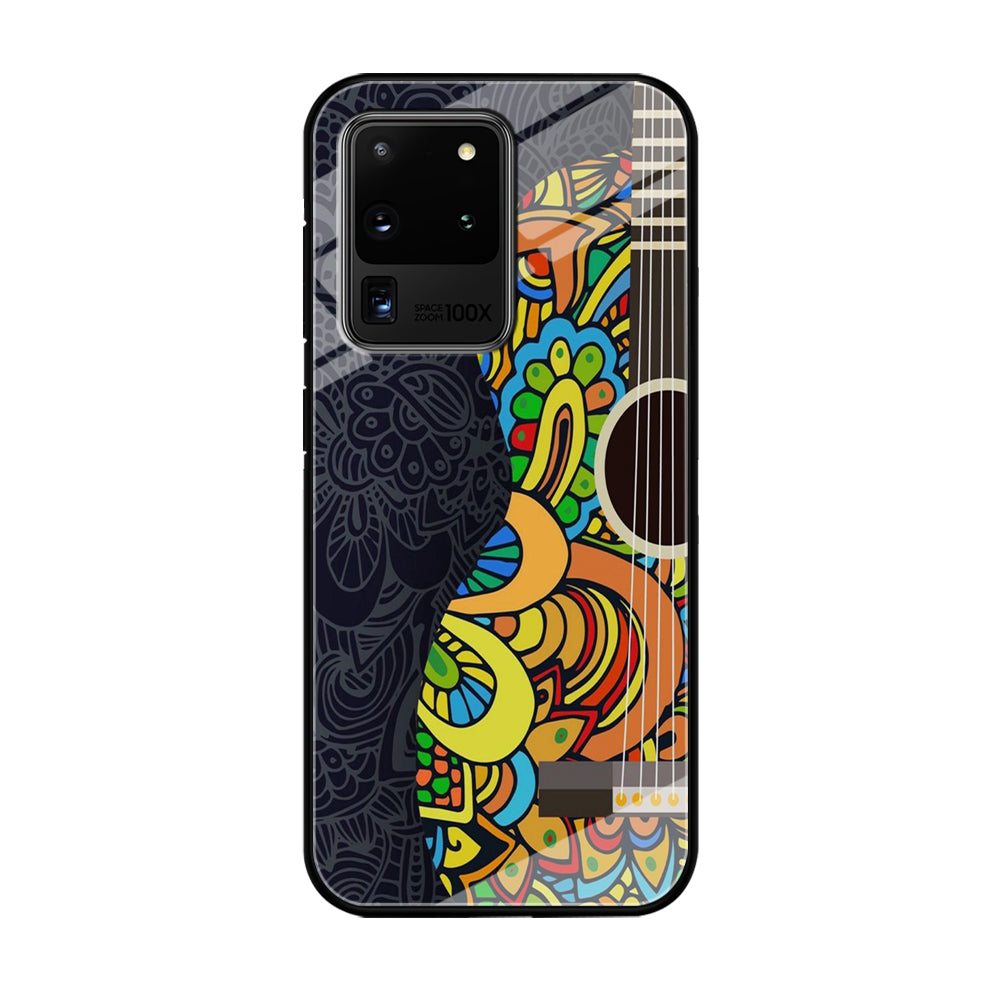 Music Guitar Art 001 Samsung Galaxy S21 Ultra Case