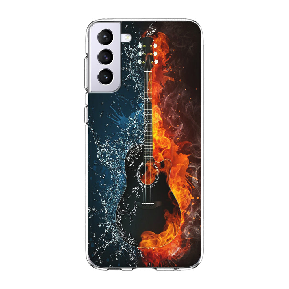 Music Guitar Art 002 Samsung Galaxy S23 Plus Case-Phone Case-Clear Soft Case-Altracase