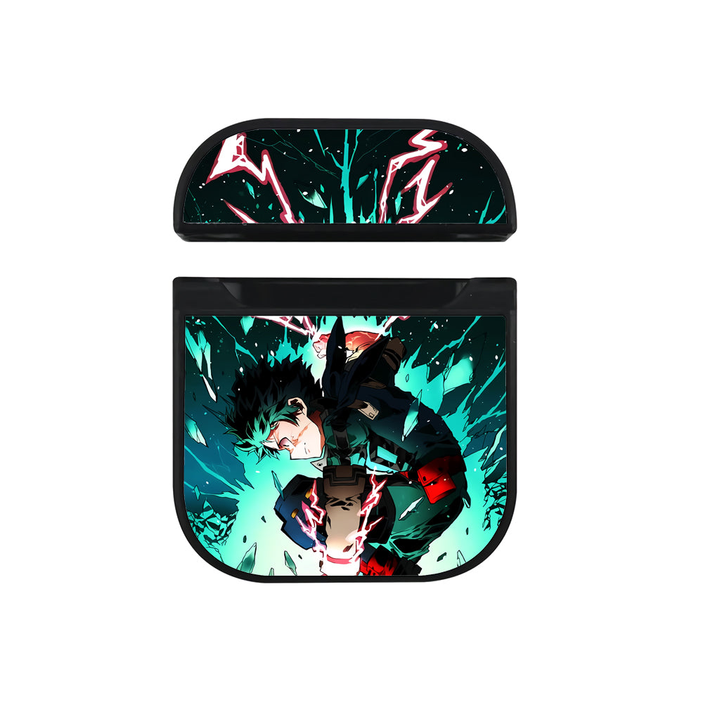 My Hero Academia Izuku Midoriya Apple AirPods Case-AirPod Case-Black-Altracase