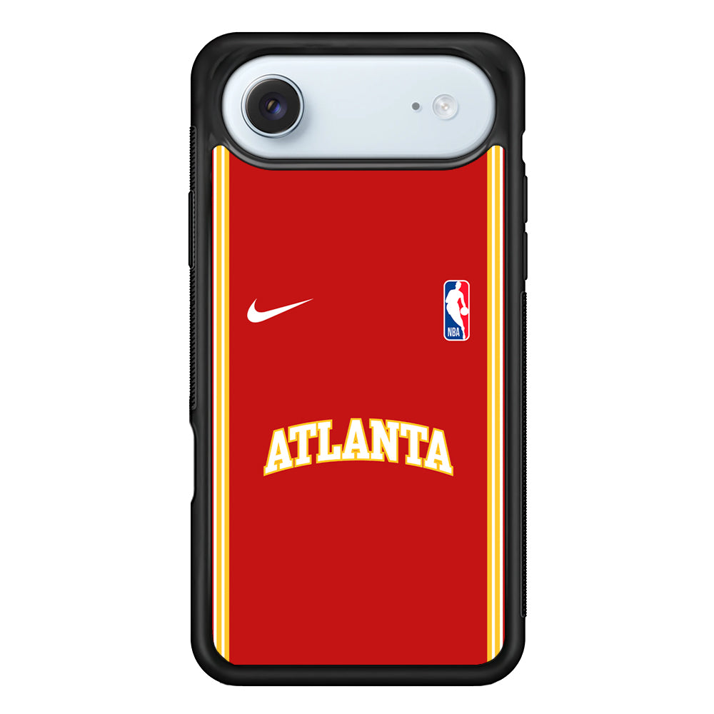NBA Atlanta Hawks Red Nike iPhone 17 Air Case - Altracase