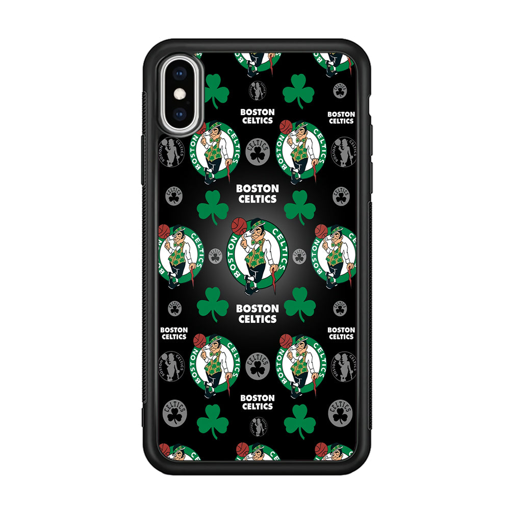 NBA Boston Celtic Basketball 001 iPhone X Case